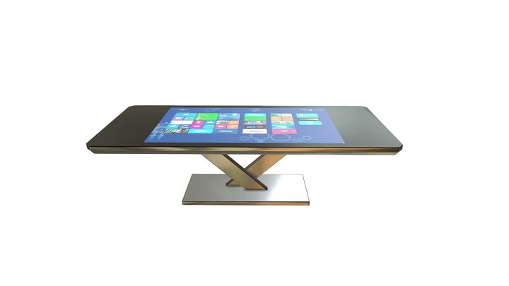 84" Interactive meeting table 3D Model