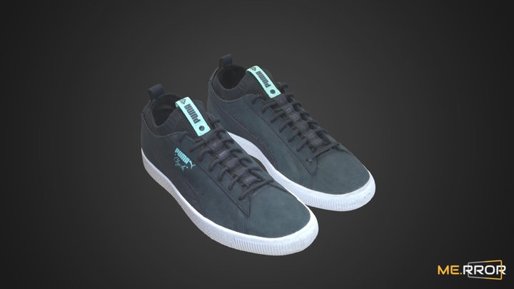 Black Sneakers 3D Model
