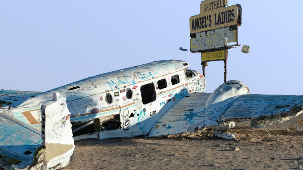 Plane Crash by a Brothel in Nevada