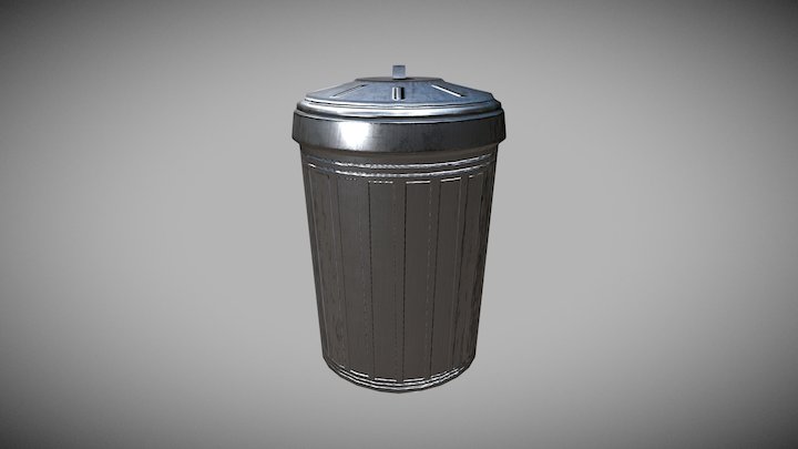 Trash can 3D Model