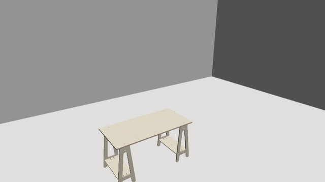 Workdesk 3D Model