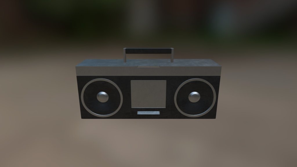 Boombox - 3D model by woo14106466 [9935488] - Sketchfab