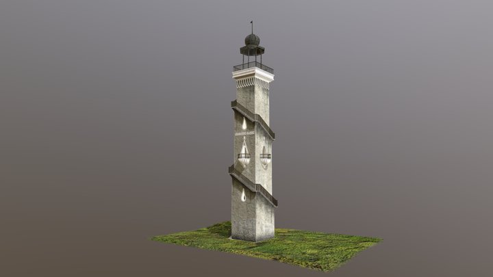 Torre Alessi - Catania 3D Model