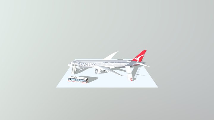 My test 787-9 3D Model