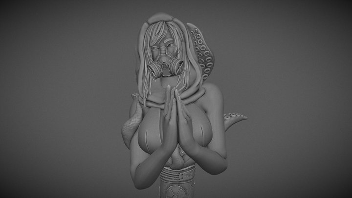 Guadalupe Toxic Bust 3D Model