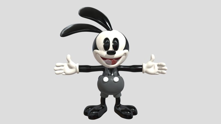 Oswald The Lucky Rabbit 3D Model