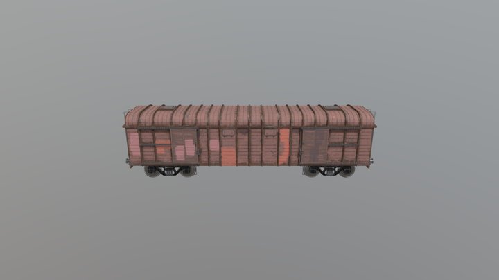 Train Carriage 3D Model