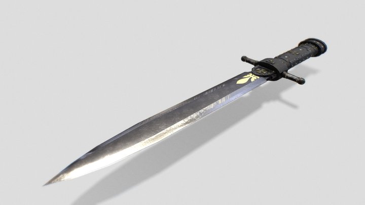 Crusader sword 3D Model