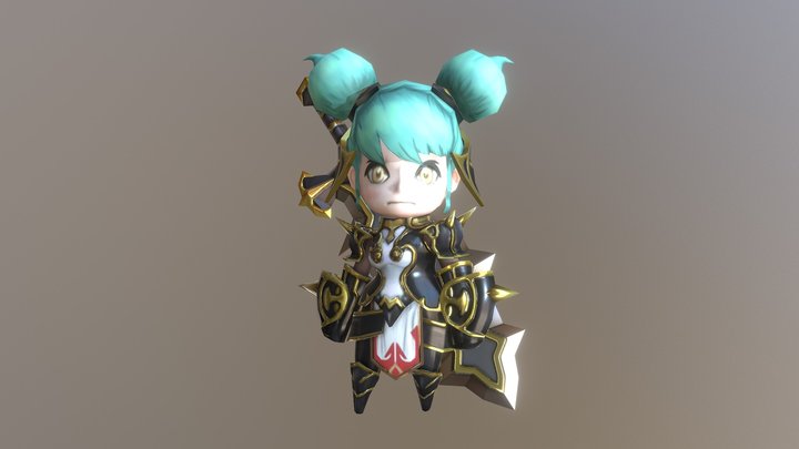 SD Character 3D Model