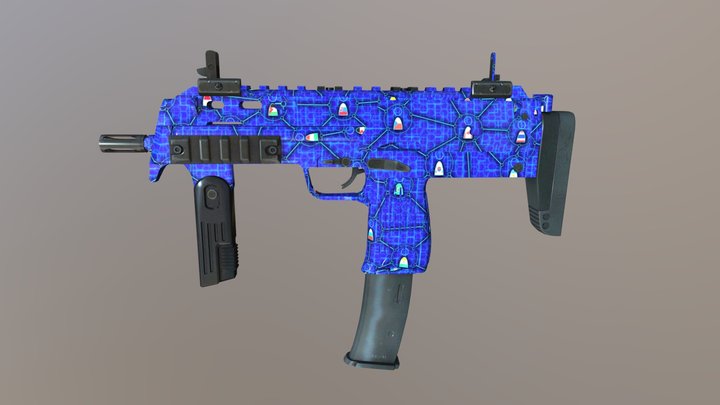 MP7 Globally Connected 3D Model