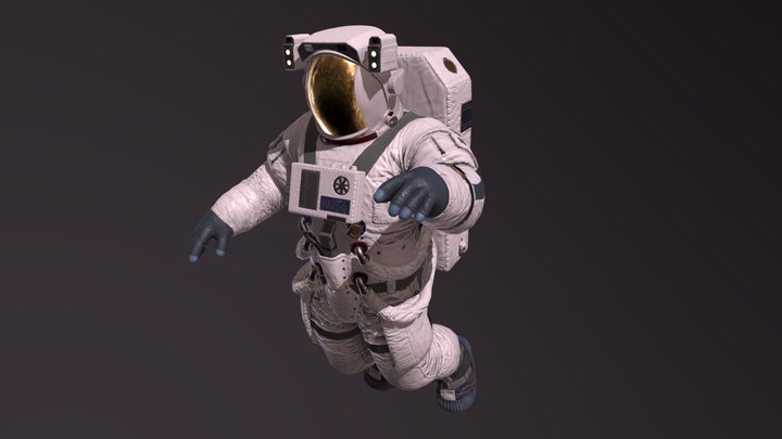 Astronaut 3D Model