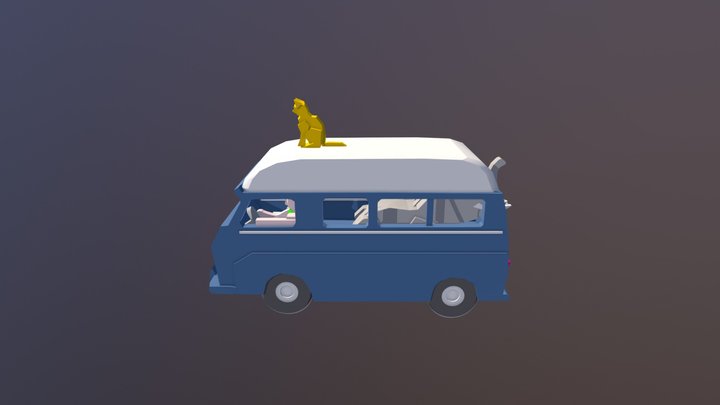 Renault Estafette 3D Model