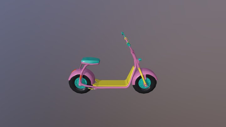Scooter Final 3D Model
