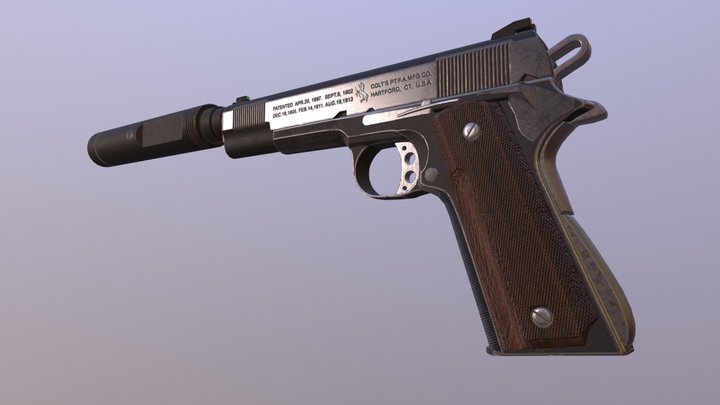 Big Boss 1911 3D Model