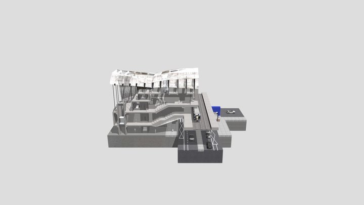 Interactive Section Model 3D Model