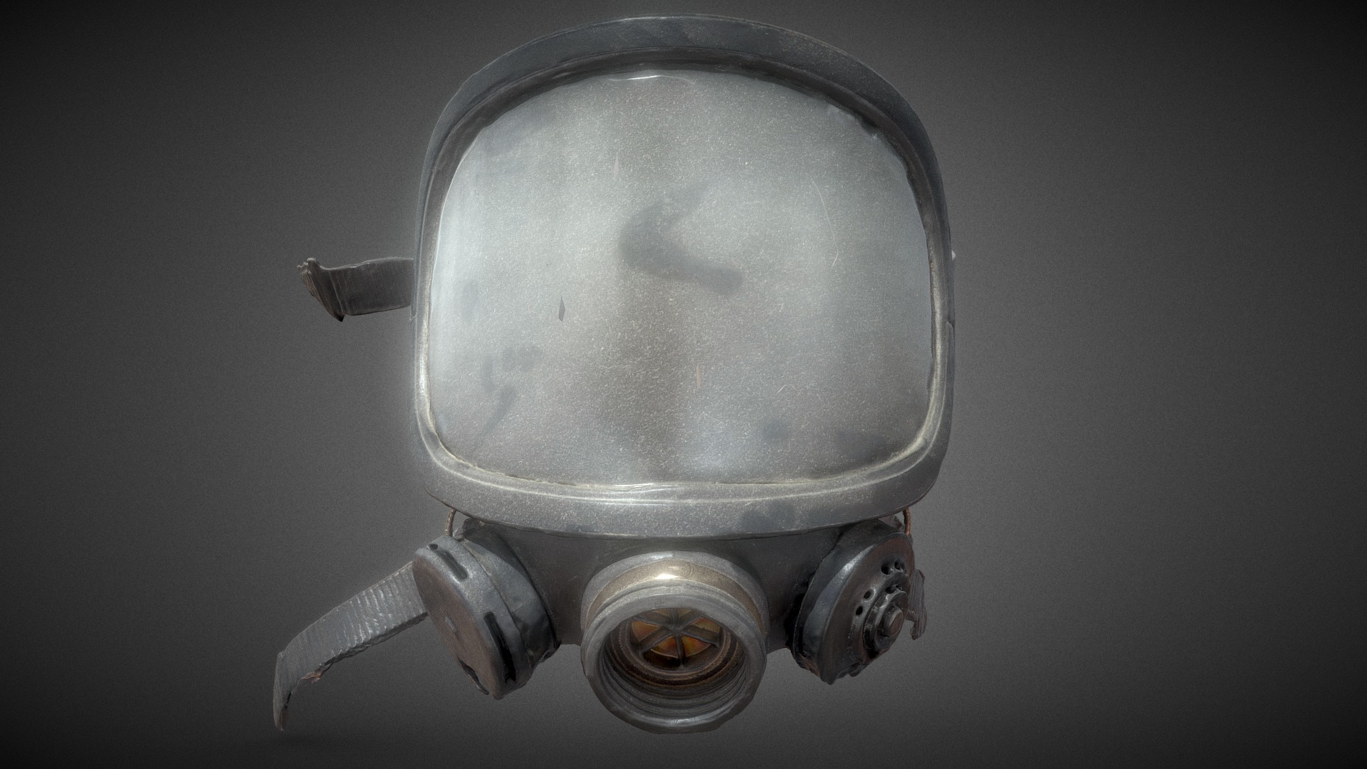 3D model Gaz Mask - This is a 3D model of the Gaz Mask. The 3D model is about a light bulb with a face.