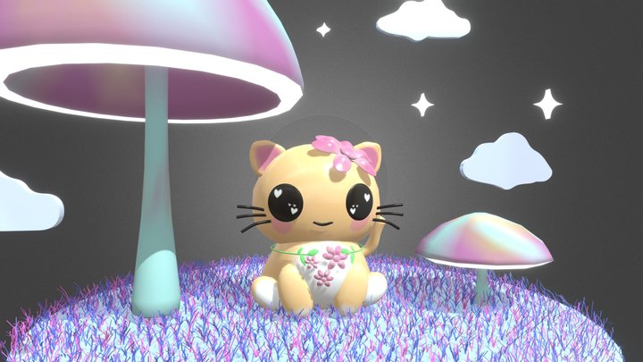 🐱 Cute 3D Cat