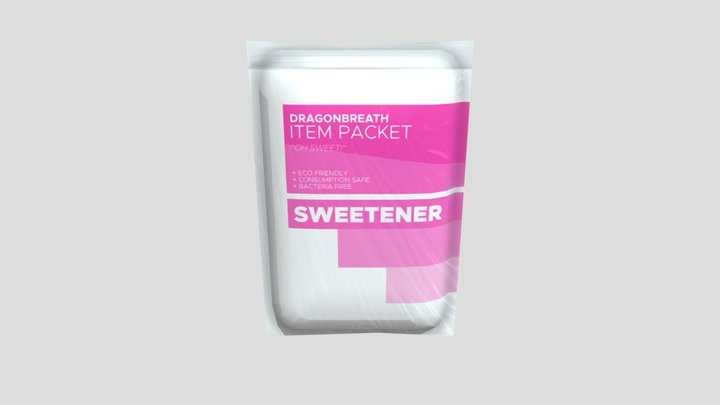 Flavor Packet from Mouthwashing 3D Model