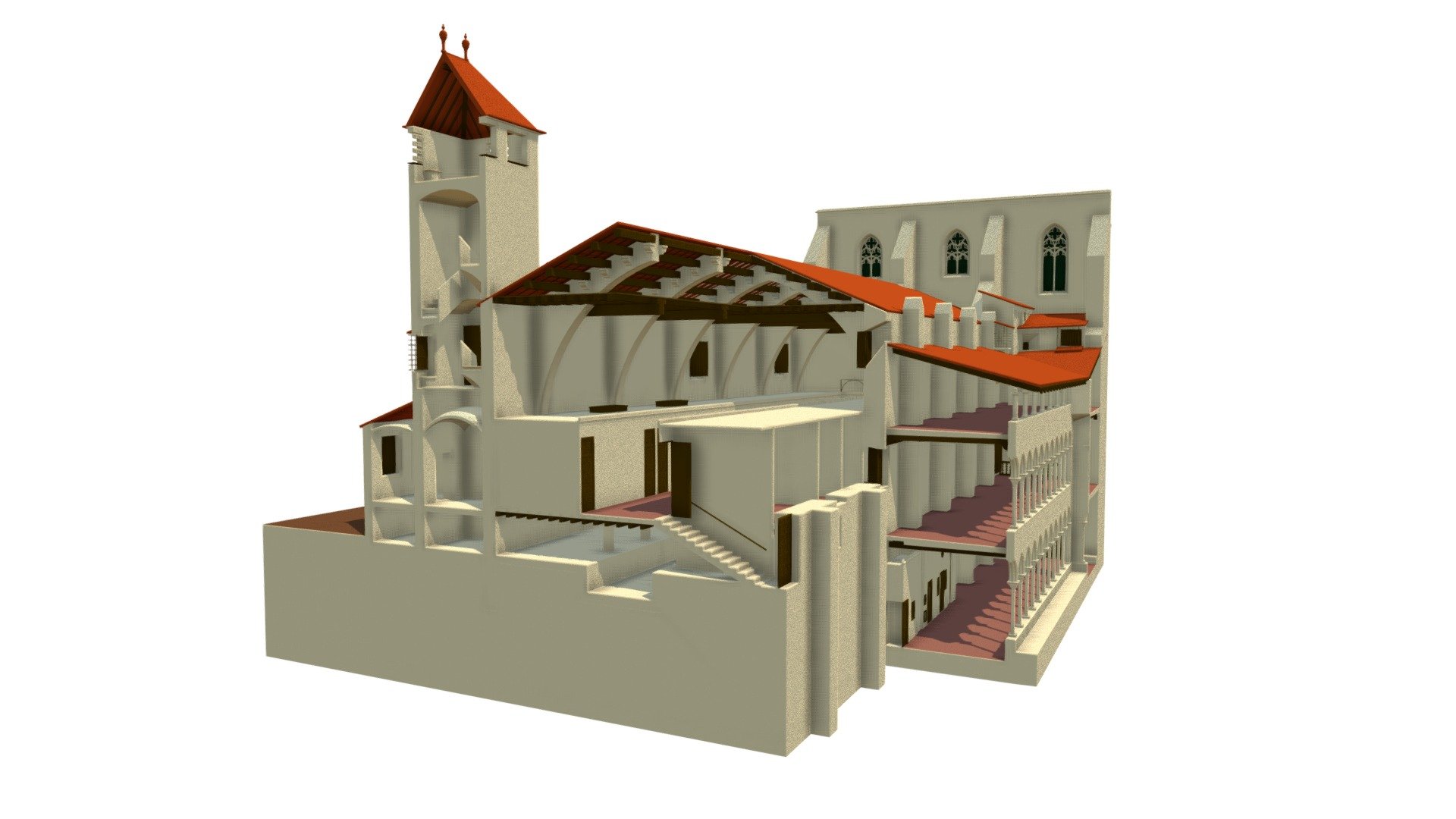 2G4 s.XX Monestir Pedralbes — Sketchfab embed 3D viewer
