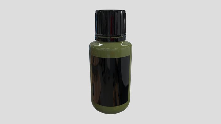 bottle oil 3D Model