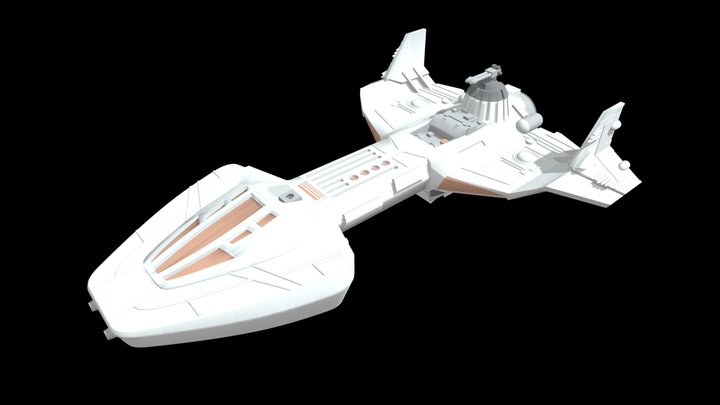 StarBird Ship (1980s toys) 3D Model