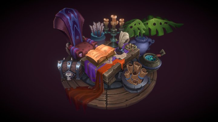 Magic Shop Props: Room 8 Studio Fan Art 3D Model