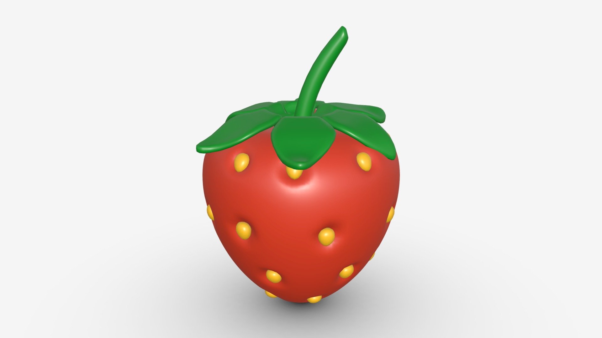 Stylized strawberry - Buy Royalty Free 3D model by HQ3DMOD ...