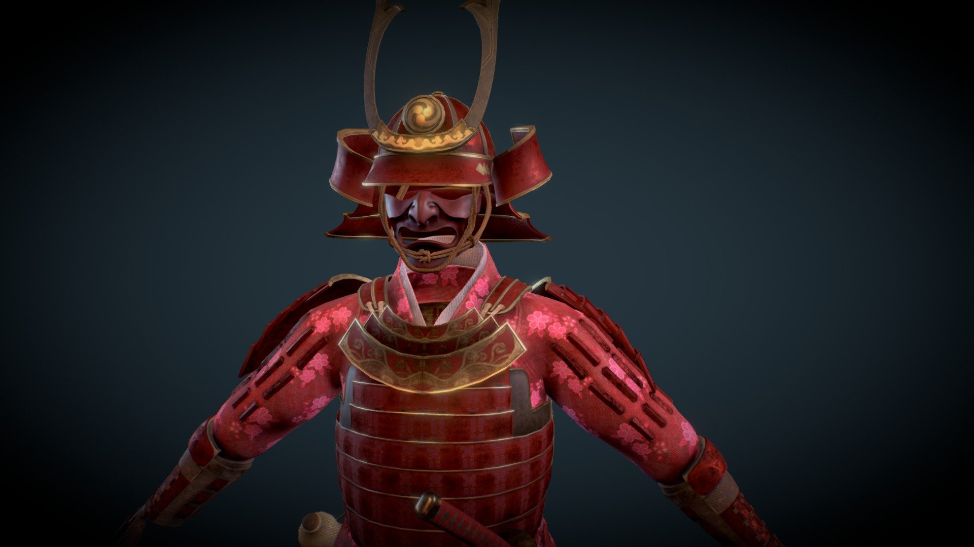 Samurai armor 3 Buy Royalty Free 3D model by ArtLeaving