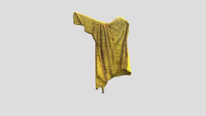 Yellow Fabric 1 3D Model