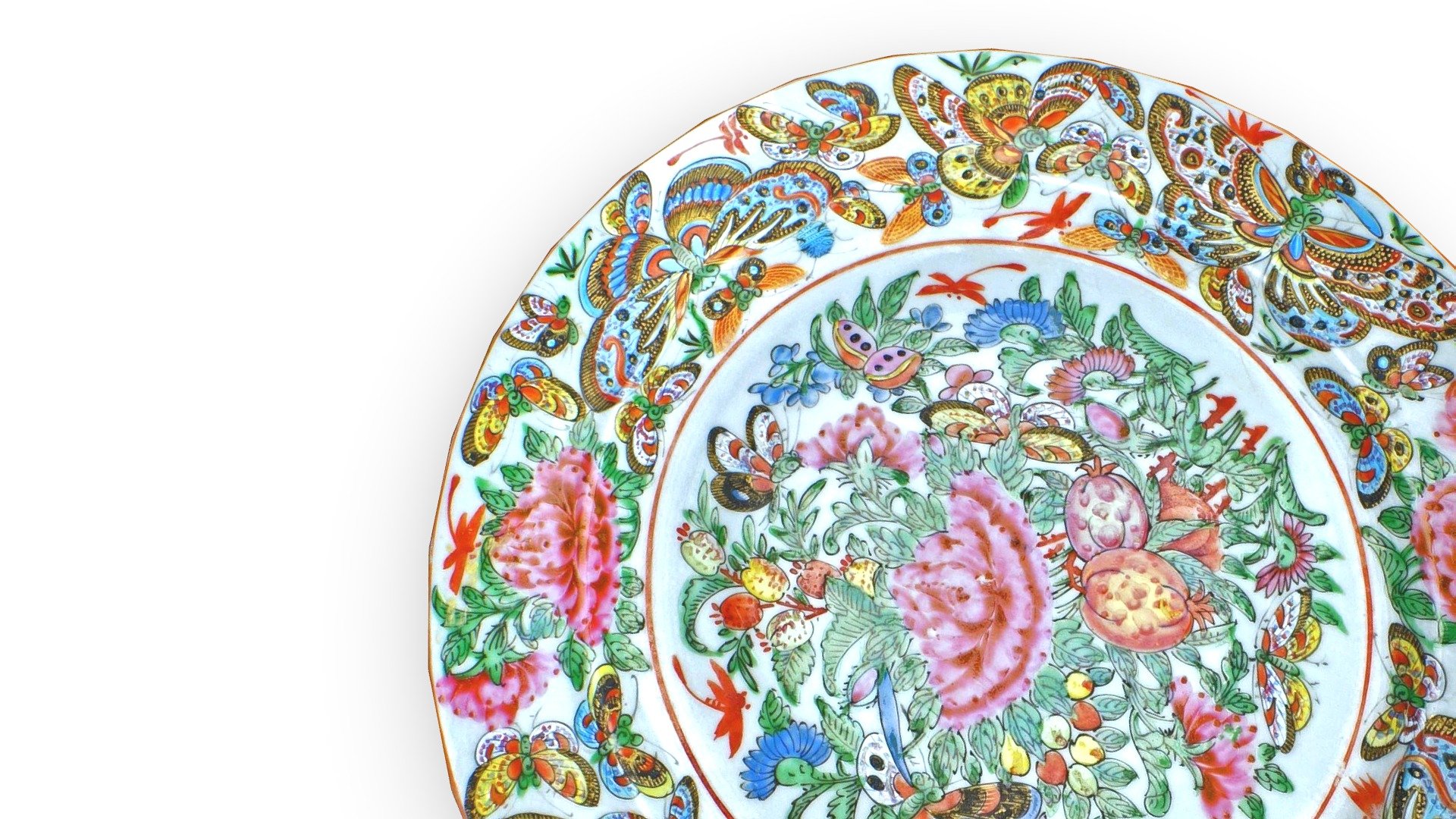 Antique Dinner Plate (Game Ready / 4K PBR) Buy Royalty Free 3D model by Meerschaum Digital