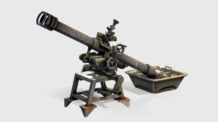 Mortar_SHS-120mm 3D Model