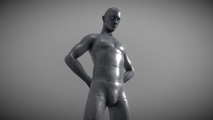 sci-fi monumental statue 3D Model