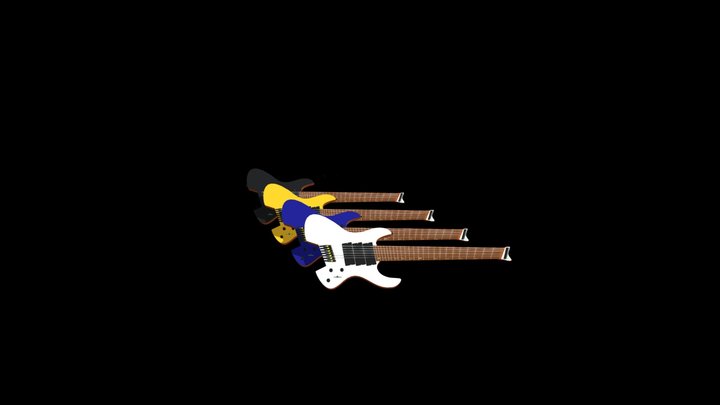 Guitar3 3D Model