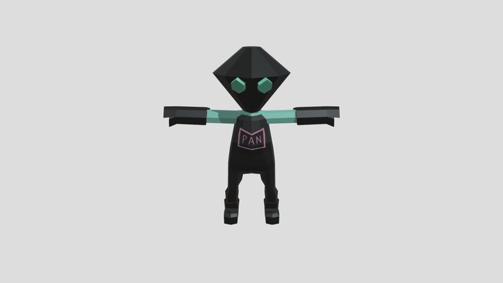 Alien Pan 3D Model