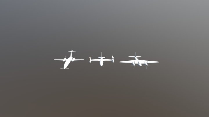 Airplanes 3D Model