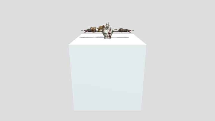 Kratos God Of War 3 3D Model
