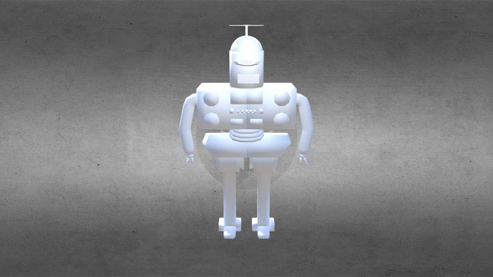 Modelado Robot 3D Model