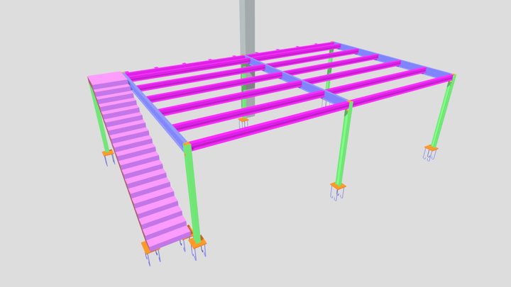 MEZANINO-CÂMARA FRIA-DB MEDICINA-MABE 3D Model