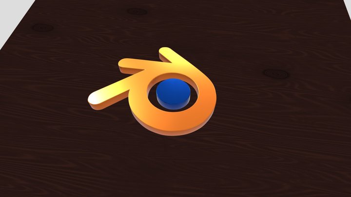 Blender Logo 3D Model
