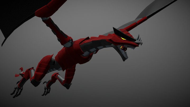 Mech Wyvern 3D Model