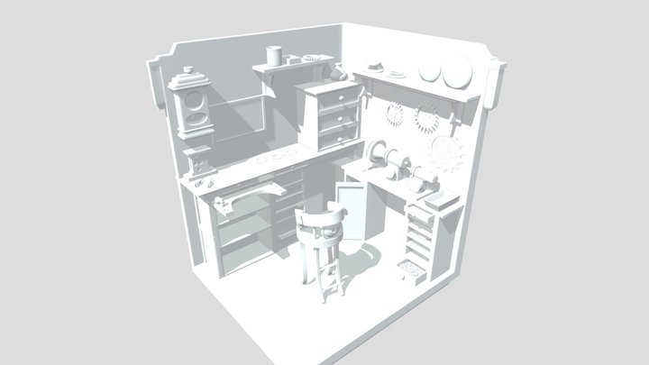 Clockmakers Workshop 01 3D Model