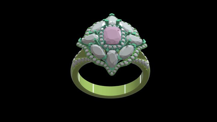 Ring Coushion 3D Model