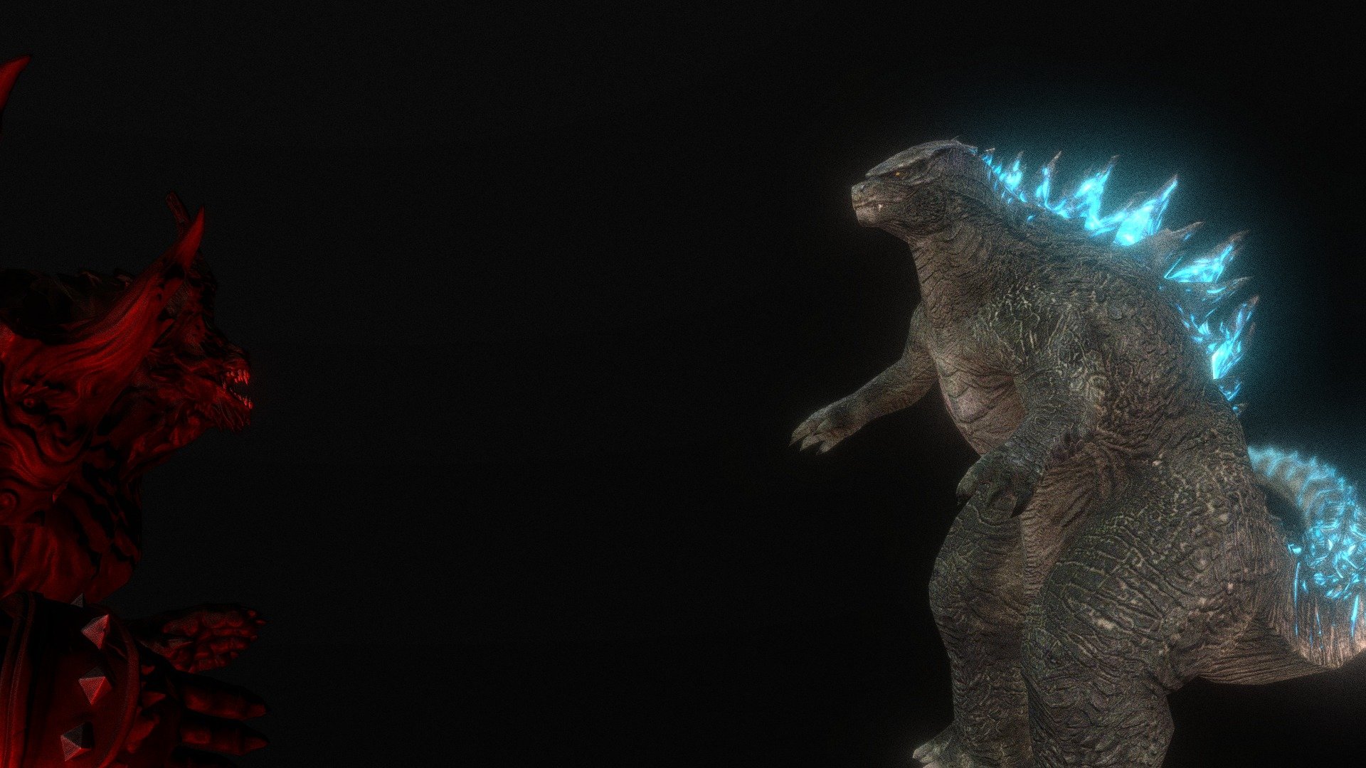 Godzilla Vs Warrok Monsters