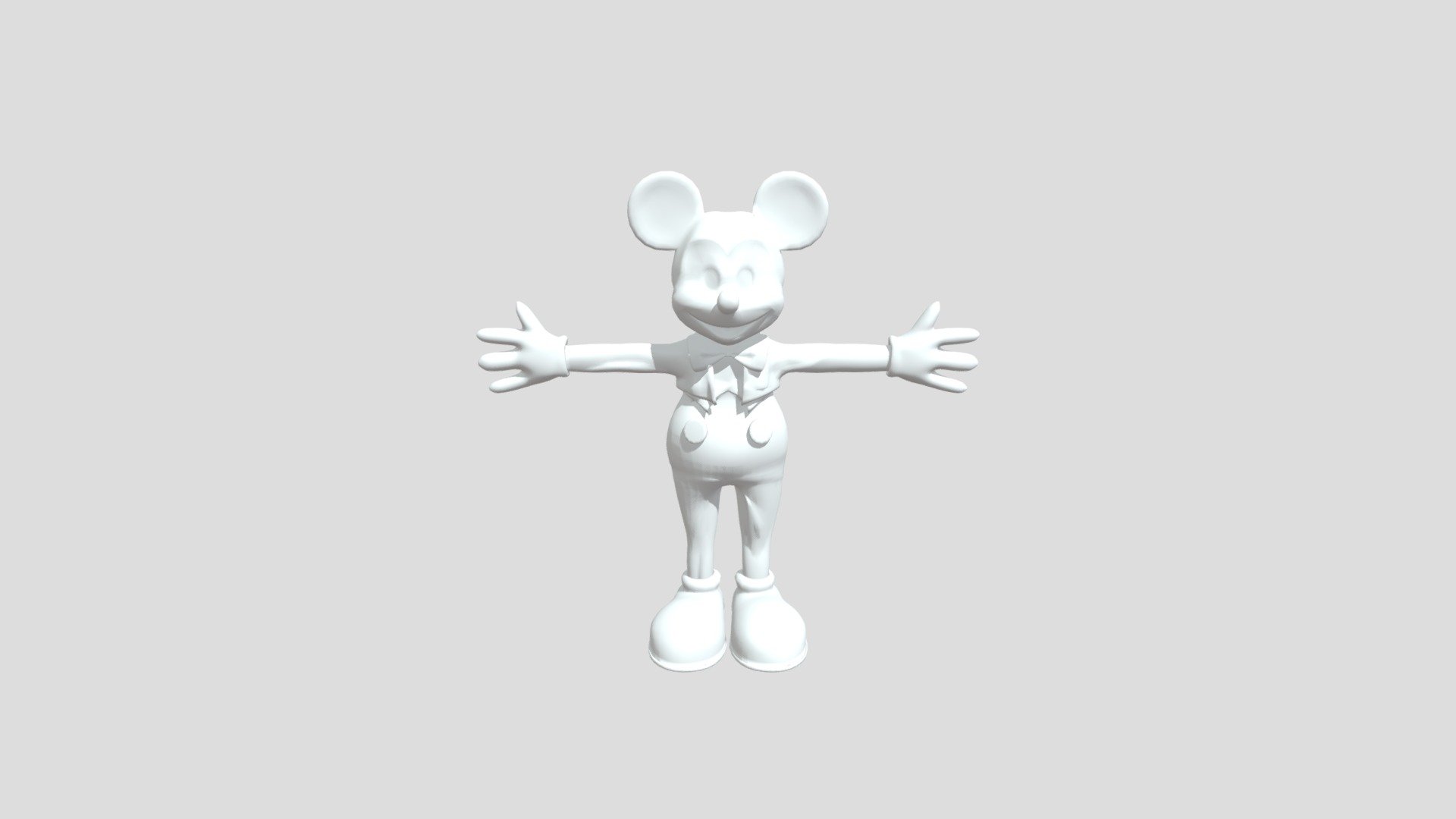 5.0 Photo-Negative Mickey V3 - Download Free 3D model by PatoSenator ...