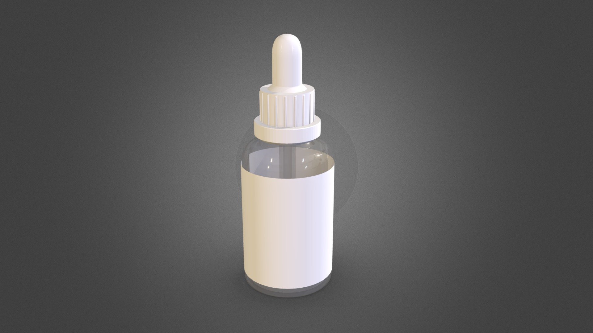 Dropper Bottle 3D model - Download Life and Leisure on
