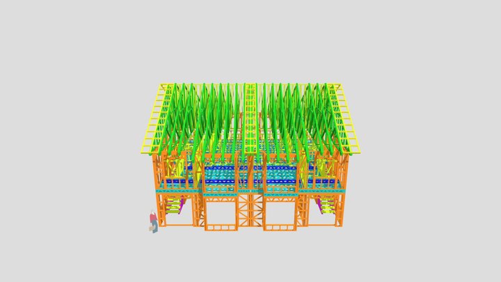 IE HOUSE BHB-R3-DOUBLE 3D Model
