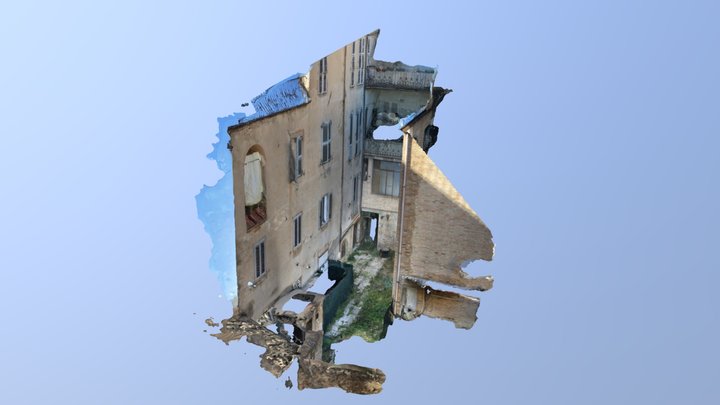 Palazzo su Corso Marconi, cortile interno. 3D Model