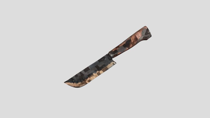 Santoku Blade Namahage 3D Model