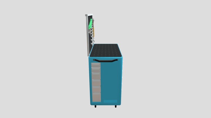 Carrinho De Ferramentas 3D Model