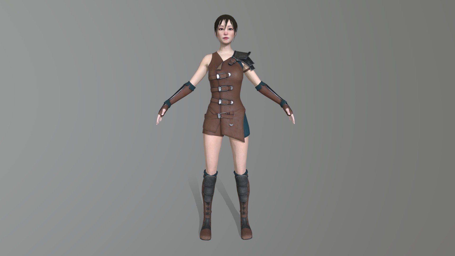 Female Armor Leather Complete